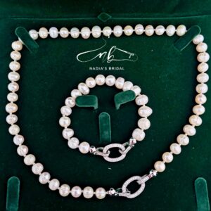 Freshwater Pearls Set - Silver