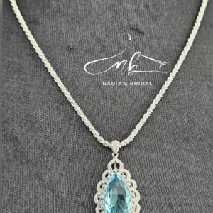 Blue Topaz Necklace